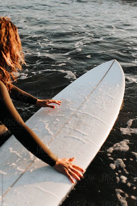 Surfboard In Water | Stocksy United Surfer Aesthetic, Surfer Vibes, Surfing Aesthetic, Beach Wall Collage, Surf Aesthetic, Surf Vibes, Surfing Pictures, Pictures Instagram, Ocean Vibes