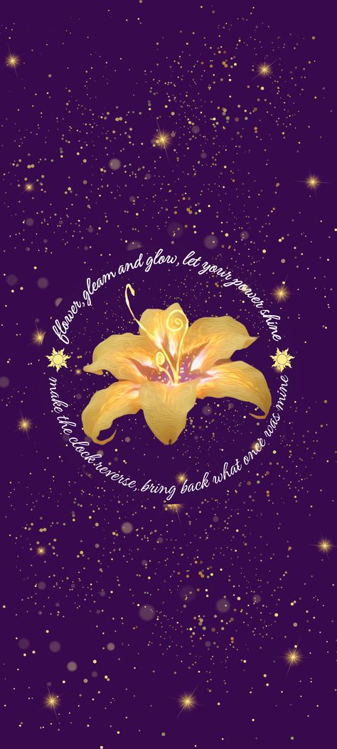 Flower Purple Wallpaper, Rapunzel Quotes, Wallpaper Rapunzel, Sundrop Flower, Flower Song, Tangled Painting, Tangled Flower, Tangled Wallpaper, Disney Wallpapers