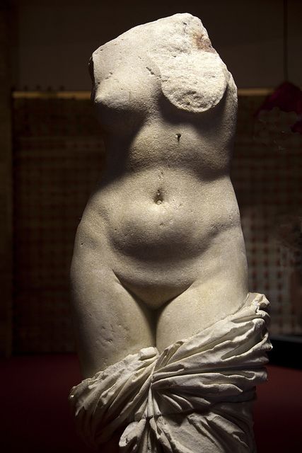 Statue Of Aphrodite, Art Bizarre, Classic Sculpture, Greek Statues, Ancient Greek Art, Ancient Sculpture, Greek Sculpture, Goddess Statue, Greek Art