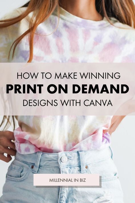 canva print on demand Print On Demand Designs, Starting An Etsy Business, Copy Editing, Canva Tutorial, Shirt Print Design, Create Shirts, Graphic Design Tips, Canva Design, Etsy Business