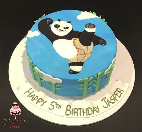 Kung Fu Panda Themed Birthday Cake Kung Fu Panda Cake Ideas, Kung Fu Panda Cake Birthdays, Kung Fu Panda Birthday Cake, Kung Fu Panda Cake, Kung Fu Panda Party, Panda Birthday Cake, King Fu Panda, Panda Cake, Panda Birthday Party
