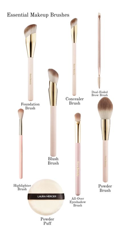 Makeup brushes guide