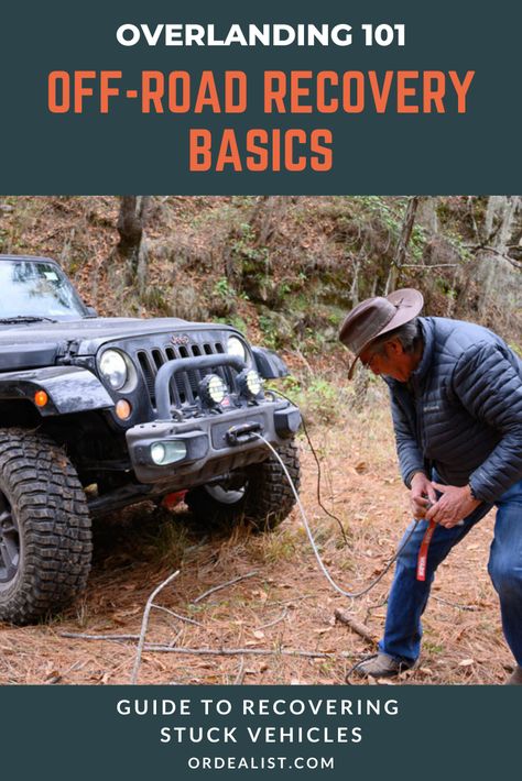 Off-road recovery Rv Tips, Off Road Recovery Gear, Jeep Overlanding, Check Lists, Toyota 4runner Trd, Bug Out Vehicle, Driving Tips, Jeep Stuff, Off Roading