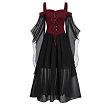 Check this out! Medieval Costume Women, Midevil Dress, Costumes Plus Size, Masquerade Party Dresses, Beer Girl Costume, Steampunk Corset Dress, Dress Wine, Costume Women, Gothic Clothes