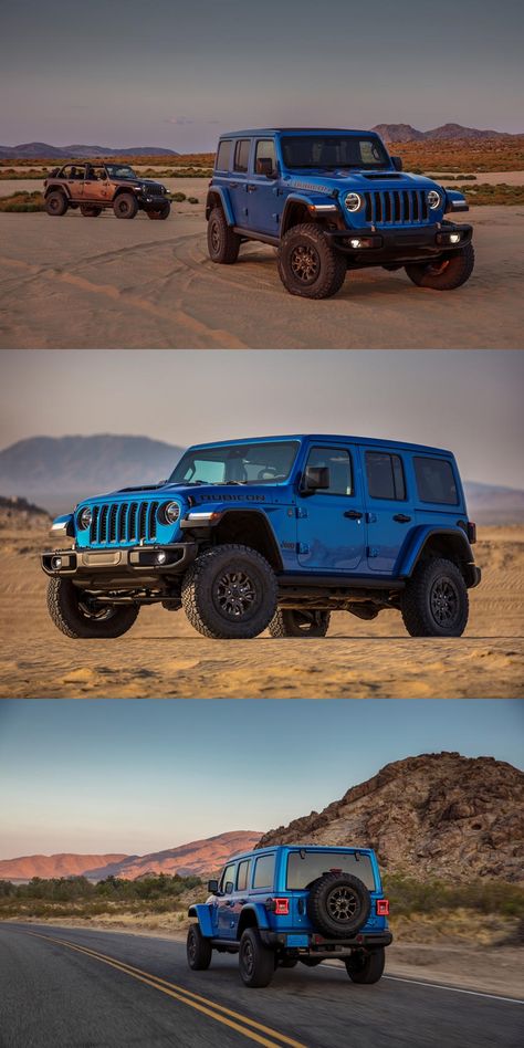 Official: Jeep Wrangler Rubicon 392 Costs More Than A Hellcat. It's the most expensive Wrangler ever. Jeep 392 Wallpaper, Jeep Rubicon Wallpaper, Jeep Wrangler Rubicon Wallpaper, Jeep Wrangler 2022, 2022 Jeep Wrangler Rubicon, Jeep Wrangler Blue, Jeep Wrangler Rubicon 392, Blue Jeep Wrangler, Crate Desk