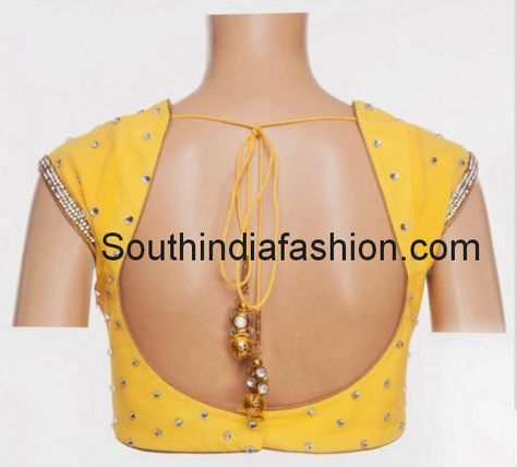 Pot Neck Blouse Celebrity Sarees, Designer Sarees, Bridal Sarees, Latest Blouse Designs 2014 South India Fashion Blouse Designs Pot Neck, Pot Neck Blouse Designs, Pot Neck, Choli Blouse Design, Pattern Blouses, Sarees Bridal, Silk Saree Blouse Designs Patterns, Sarees Latest, Saree Blouse Styles