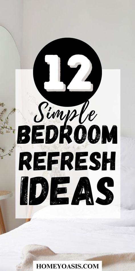 bedroom refresh ideas Apartment Small Bedroom, Bedroom Ideas For Small Rooms Cozy, Feeling Blah, Bedroom Ideas Aesthetic, Budget Bedroom, Bedroom Refresh, Simple Bedroom, Small Room Bedroom, Bedroom Aesthetic