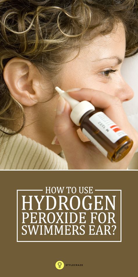 How To Use Hydrogen Peroxide For Swimmers Ear? Water In Ear Remedy, Swimmers Ear Home Remedy, Swimmers Ear Drops, Water In Ear, Hydrogen Peroxide Ear, Remedies For Ear Infections, Swimmers Ear Remedy, Hydrogen Peroxide Hair, Earache Remedies