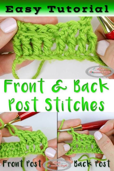 Learn how to crochet the Front and Back Post crochet stitch easily. You will learn how to crochet this stitch using the Double Crochet. It comes with a Photo and Video Tutorial. #crochet #freecrochet #freepattern #freecrochetpattern #doublecrochet #crochettutorial #frontpost #frontpostdoublecrochet #fpdc #backpost #backpostdoublecrochet #bpdc #basiccrochet How To Crochet Fpdc And Bpdc, Couture, Front And Back Post Crochet Free Pattern, Back Post Double Crochet Tutorial, How To Front Post Double Crochet, Back Post Crochet Stitch, Fpdc Crochet Stitch, Crotchet Stitches, Stitches Design