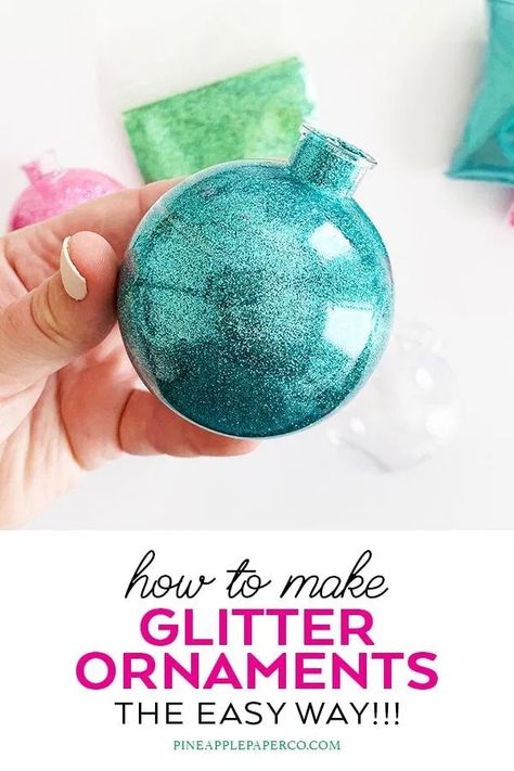 Mandalas, Amigurumi Patterns, Christmas Balls Diy, Diy Christmas Balls, Diy Glitter Ornaments, Glitter Crafts Diy, Christmas Glitter Ornaments, Diy Xmas Ornaments, Clear Plastic Ornaments