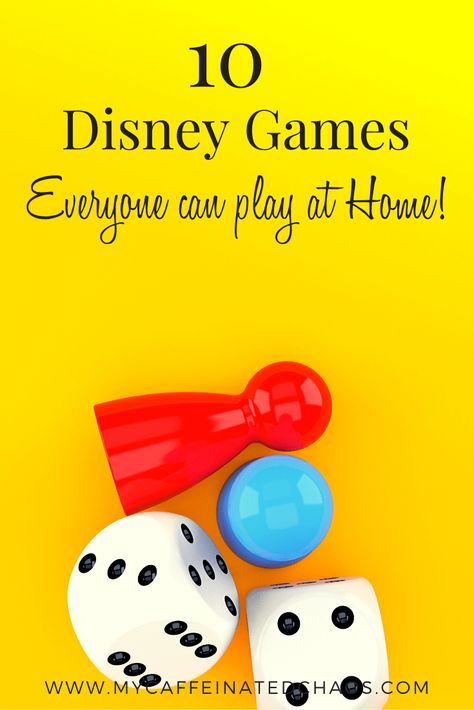 10 Disney Games to Play at Home - Fun for Everyone! Disney Games For Adults, Disney Motto, Disney Themed Games, Games To Play At Home, Disney Game, Disney Play, Disney Activities, Motto Party, Gifts For Disney Lovers