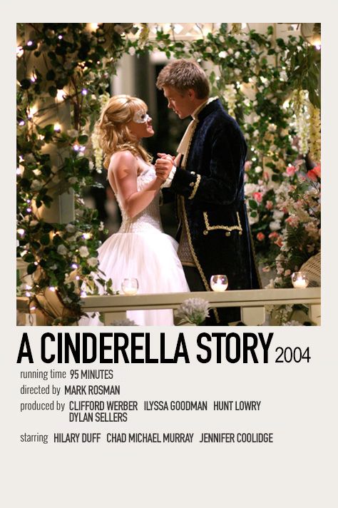 A Cinderella Story 2004, Dan Byrd, Samantha Montgomery, Cinderella Movie Poster, Cinderella Story Movies, Romance Movie Poster, Movie Poster Room, Another Cinderella Story, Indie Movie Posters