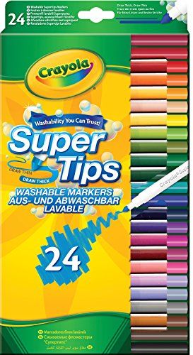 Aalborg, Study Accessories, Crayola Supertips, Super Tips, Crayola Markers, Toys Uk, Paper Mate, Washable Markers, God Jul