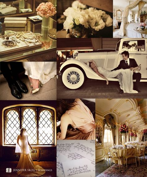 vintage Hollywood wedding ♥  Repinned by Annie @ www.perfectpostage.com Romantic Vintage Wedding Aesthetic, Vintage Hollywood Wedding Theme, Vintage Hollywood Wedding, Vintage Glamour Wedding, Hollywood Glamour Wedding, Hollywood Glam Wedding, Vintage Glam Wedding, Old Hollywood Wedding, Gold Wedding Inspiration