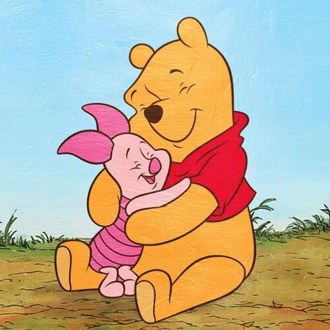 Hugs! Pooh and Piglet♡