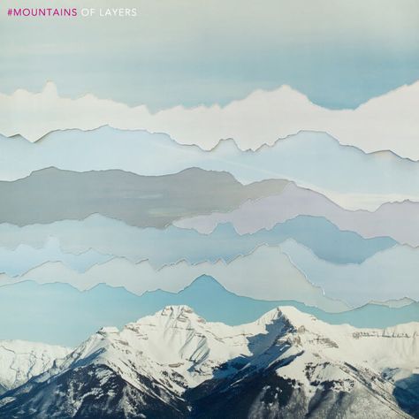 Collage Mountains Landscapes, Collage Mountain, Clouds Collage, Collage Sky, Sky Collage, Cloud Collage, Ikea Ad, Photograph Collage, Torn Paper