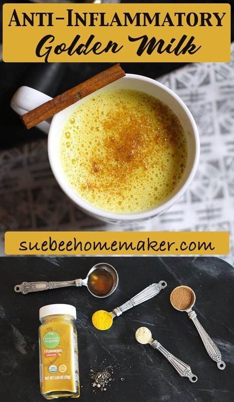 Golden Milk Recipe, Turmeric Drink, Turmeric Milk, Turmeric Recipes, Golden Milk, Inflammatory Foods, Food Nutrition, Health Drink, Healthy Nutrition