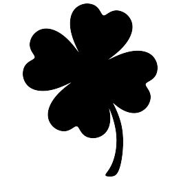 Holiday Silhouettes | Page 3 Holiday Silhouettes, Nature Silhouettes, Silhouette Nature, Four Leaf Clover Tattoo, Shamrock Tattoos, Celtic Cross Tattoos, Irish Symbols, Clover Tattoos, Clip Art Free