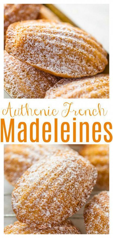 #GoodAndHealthyFood Madeleine Recipes, Madeline Cookies Recipe, Madelines Recipe, Nature Recipes, French Madeleines, Madeleines Recipe, French Pastries Recipes, Madeline Cookies, Mini Sweets