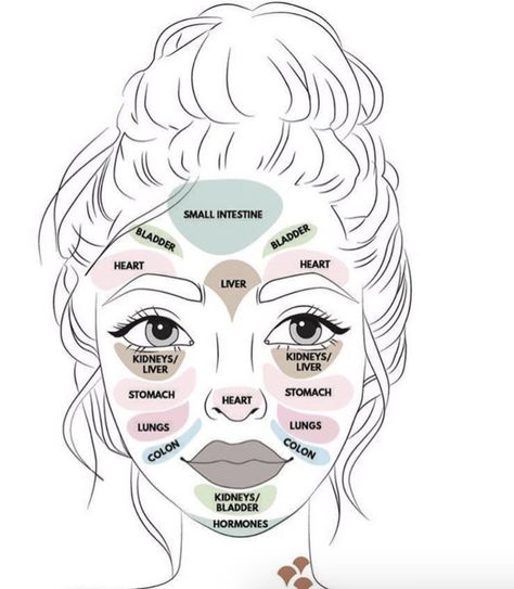 Wondering if there is a connection between acne and each organ in your body? There is! ✨- map of acne on face - face acne map - face acne chart - face acne meaning - map of acne on face - skincare routine - skincare tips - #skincare #acne Acne Chart, Acne Mapping, Facial Massage Roller, Face Skin Care Routine, Face Mapping, Face Chart, Face Roller, Jade Roller, Face Acne