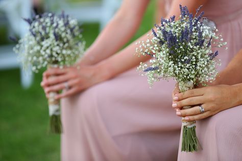 baby breath and lavender bridesmaids bouquet | Ramos | Bouquets ... Bridesmaid Bouquet Wildflower, Gypsophila Bridesmaid Bouquet, Simple Bridesmaid Bouquets, Lavender Bridesmaids, Wedding Flowers Gypsophila, Pearl Pins, Lavender Bridesmaid, Babys Breath Bouquet, Bridesmaids Bouquet