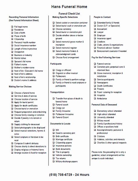 Funeral Planning Checklist Template New Free Printable Funeral Program Planner | Effect Template Funeral Checklist, Funeral Planning Checklist, Simple Business Plan Template, Estate Planning Checklist, Funeral Quotes, Effect Template, Funeral Planning, Resume Words, Funeral Arrangements