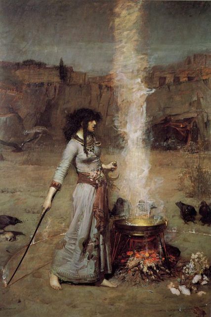 Pre Raphaelite Aesthetic, John William Waterhouse Paintings, Waterhouse Paintings, The Magic Circle, John Waterhouse, Pre Raphaelite Paintings, Lawrence Alma Tadema, Pre Raphaelite Art, Poster Decorations