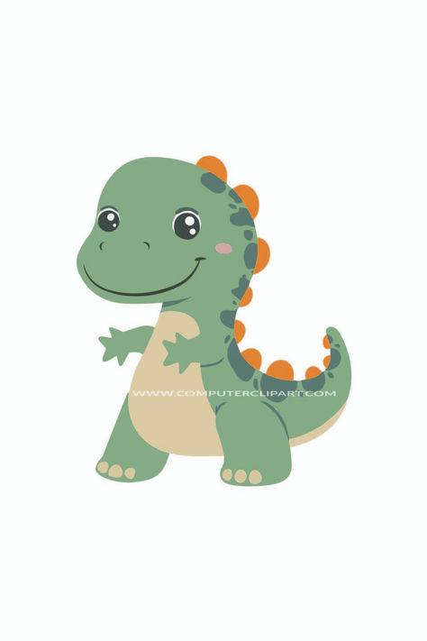 Dinosaur Clipart Adobe Illustrator, Dinosaur Clip Art For Kids, Dinosaur Clip Art, Dinosaur Clipart, Free Illustrations, Easy Drawings, Art For Kids, Royalty, Royalty Free