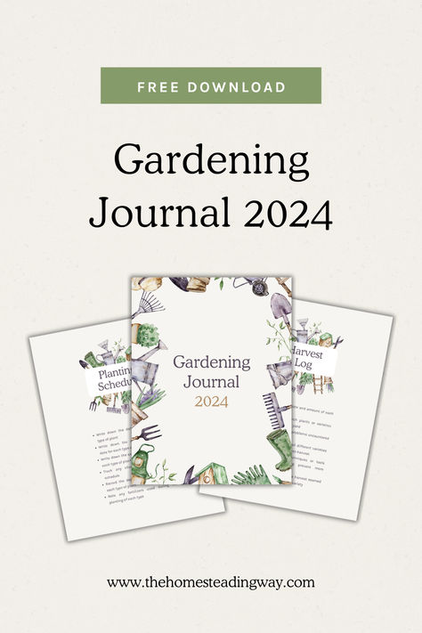 Garden Journal Printables Free, Micro Homestead, Gardening Journal Printables, Garden Journal Template, Herbal Journal, Journal Printables Free, Gardening Journal, Journal 2024, Herbal Recipes