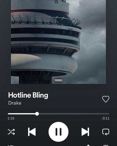 Music, Drake, Spotify Banner, Hotline Bling Drake, Drake Hotline Bling, Drake Hotline, Hotline Bling, Quick Saves