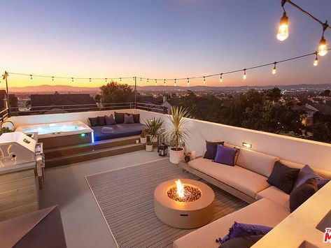 Terrace Design Ideas, Roof Terrace Design, Rooftop Patio Design, Balkon Decor, Terrasse Design, Rooftop Terrace Design, Rooftop Design, Rooftop Patio, Rooftop Deck