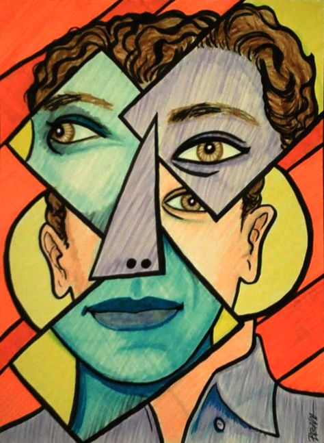 Cubism Portrait, Cubist Drawing, Cubist Artists, Cubist Portraits, Picasso Cubism, Sleep Hypnosis, Fall Asleep Instantly, Picasso Portraits, Cubist Art