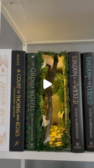 Diy Book Nook Shelf Insert, Book Nook Ideas Diy, Book Nooks Diy, Booknook Diy, Forest Book Nook, Booknook Ideas, Book Nook Ideas, Book Nook Diy, Diy Book Nook