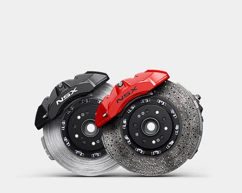 Acura NSX Brembo brakes. Racing Anime, Supercar Design, Brembo Brakes, Motor Generator, Brakes Car, Tire Pressure Monitoring System, Performance Tyres, Acura Nsx, Sports Package