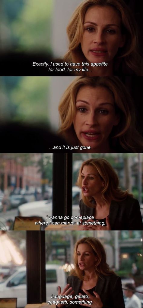 Eat Pray Love - Eat Pray Love Julia Roberts, Eat Pray Love Italy, Movies Like Eat Pray Love, Eat Pray Love Movie Quotes, Eat Love Pray Movie, Eat Pray Love Quotes Movie, Eat Pray Love Aesthetic, Julia Roberts Eat Pray Love, Eat Pray Love Movie