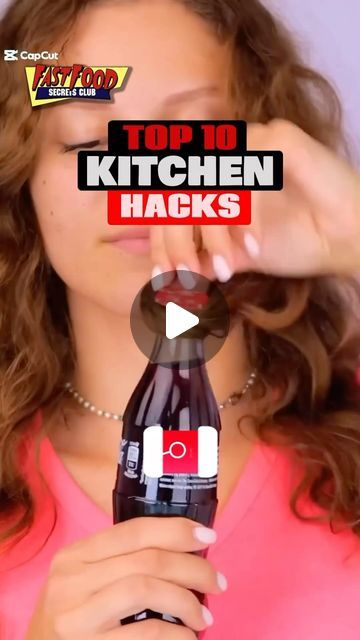 Kory Alden • Fast Food Secrets Club on Instagram: "Top 10 Kitchen Hacks This Year- We gathered some creative and interesting hacks you can enjoy. #lifehacks #foodhacks #kitchensecrets" Cooking Hacks Videos, Food Hacks Videos, Easy Food Hacks, Food Saver Hacks, Food Hacks Easy, Cool Food Hacks, Kitchen Hacks Diy, Diy Kitchen Hacks, Clever Kitchen Hacks