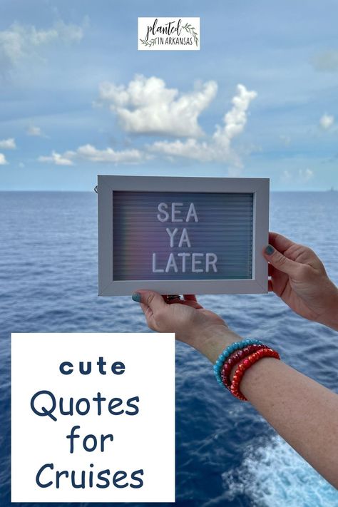 Going On A Cruise Quotes, Cruising Quotes Funny, Disney Cruise Quotes, Cruise Life Quotes, Cruise Quotes Memories, Cruise Countdown Ideas, Cruise Sayings Quotes, Cruise Memes Funny, Funny Cruise Quotes