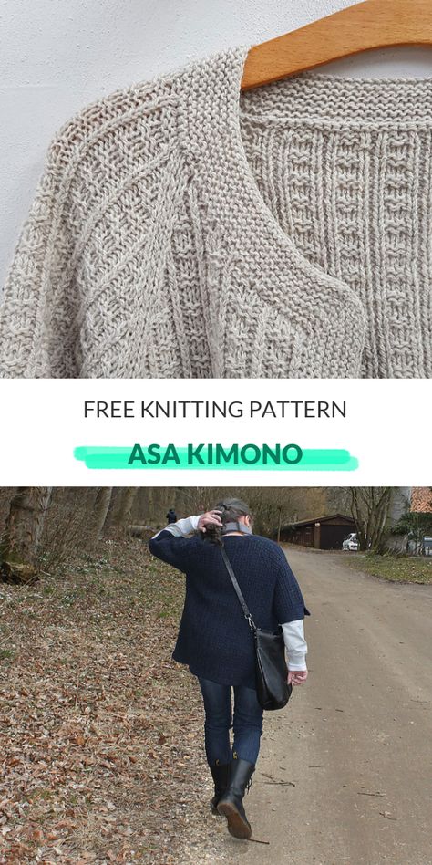 Kimonos, Kimono Knitting Pattern Free, Japanese Knitting Patterns Free, Kimono Knitting Pattern, Japanese Knitting, Ladies Cardigan Knitting Patterns, Knitted Patterns, Knit Cardigan Pattern, Kimono Sweater