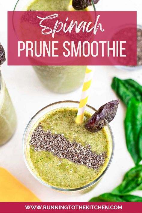 Boost your digestion and energy with this vibrant prune smoothie! Packed with fiber, essential nutrients and a naturally sweet taste, this recipe is both delicious and beneficial for your gut. Prune Juice Smoothie, Prune Smoothie, Prune Juice, Drink Recipes Nonalcoholic, Nut Free Recipes, Green Monster, Spinach Smoothie, Healthy Juice Recipes, Easy Smoothie Recipes