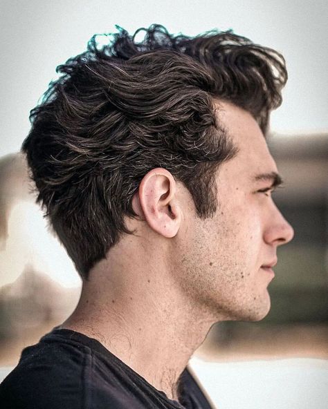 Mens Wavy Haircuts, Mens Haircuts Thick Hair, Best Hairstyles For Older Men, Mens Medium Length Hairstyles, Older Mens Hairstyles, Wavey Hair, Men Haircut Curly Hair, Wavy Hairstyles Medium, Thick Wavy Hair