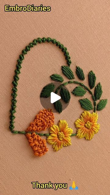 Heart Shape Embroidery, Embroidery Knots, Embroidery Design For Beginners, Design For Beginners, Embroidery Stitches Beginner, Instagram Heart, Embroidery Hearts, Hand Work Blouse, Basic Embroidery Stitches