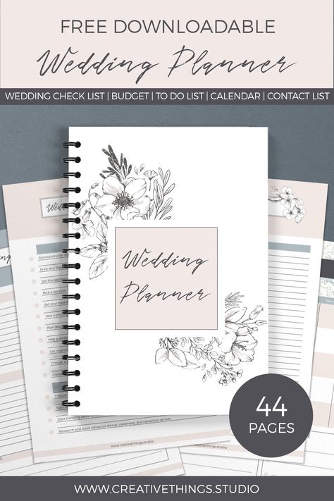 Feeling overwhelmed with your wedding preparations? My free ultimate wedding planning checklist, will keep you organized and on track, so you can relax and enjoy the process of planning your once-in-a-lifetime celebration. Take a deep breath and download your Free complete wedding planning checklist .Pin This + Click Through to Download the wedding planner in pdf! #weddingchecklist #weddingplanningchecklist #weddingplanner #freeweddingplanner #weddingplanning #weddingplanningtips Free Wedding Planner Printables, Diy Wedding Planner, Wedding Planner Checklist, Wedding Planning Binder, Free Wedding Planner, Wedding Planner Binder, Diy Wedding Planning, Wedding Binder, The Wedding Planner