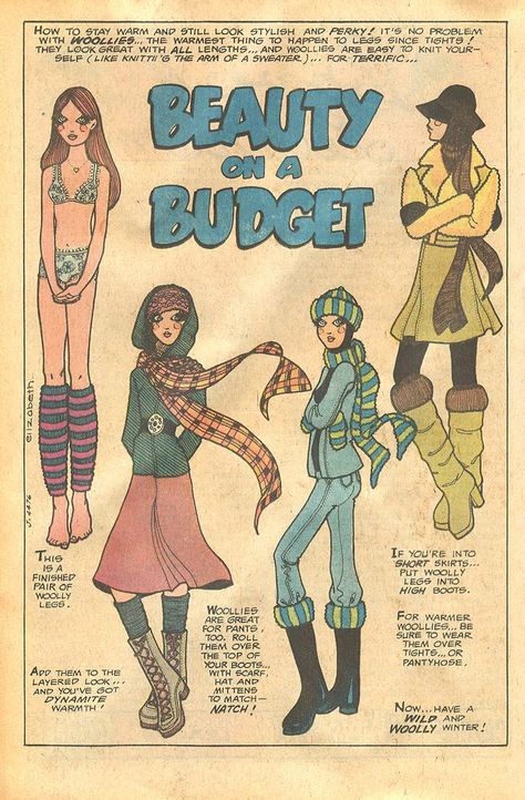 Fashion Files - Beauty on a Budget: Woollies — Sequential Crush Retro Illustrations, Croquis, Groovy Goodies, Beauty On A Budget, 일본 패션, Retro Beauty, Seventeen Magazine, Dibujos Cute, Retro Illustration