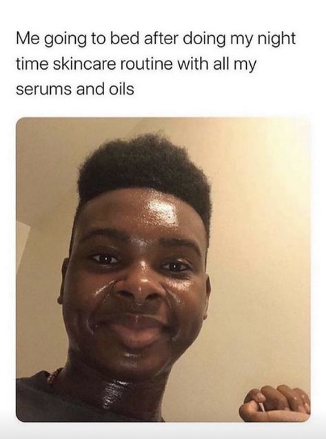 Humour, Funny Skincare, African Skin Care, Beauty Humor, Night Time Skin Care Routine, Skincare Quotes, Affordable Skin Care, Funny Reaction Pictures, Funny Relatable Quotes