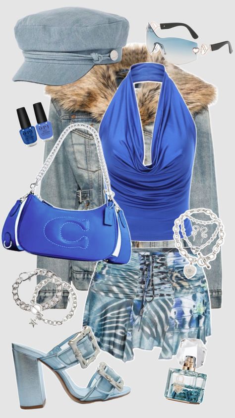 Outfit Inspo! #outfitinspo #outfit #outfitideas #style #fashion #fashioninspo #2000s #2000saesthetic #y2k #y2kaesthetic #bratz #aesthetic #aestheticgirl #cute #summer #blue #blueaesthetic #trending #fyp Style Fashion, Bratz Outfits, Bratz Aesthetic, Summer Blue, Outfit Inspo, Blue