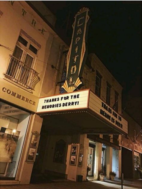 The streets of Port hope have transformed into Derry Maine. Credit for photo belonging to Lloyd Pagett Derry Maine Aesthetic, Summer Slasher, Maine Aesthetic, Greaser Aesthetic, Slasher Summer, Derry Maine, Derry City, Richie Tozier, You'll Float Too