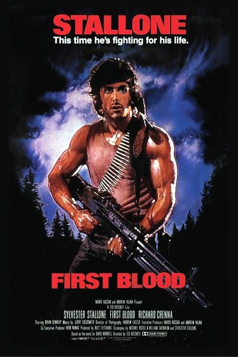 Rambo First Blood 1982 Stallone Movies, Theater Posters, Vintage Films, David Caruso, John Rambo, Film Vintage, Photo Star, Bon Film, First Blood