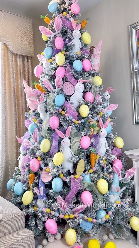 Pastel, Natal, Preschool Easter Crafts, Spring Tree Decorations, Minimal Easter, Easter Tree Diy, Egg Christmas, Easter Crafts Preschool, Easter Craft Projects