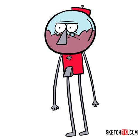 How to draw Benson | Regular Show Regular Show, Thomas Regular Show, Margaret Regular Show, Benson Regular Show, Easy Drawing Guides, Drawing Guides, Cartoon House, Drawing Guide, Easy Doodle Art