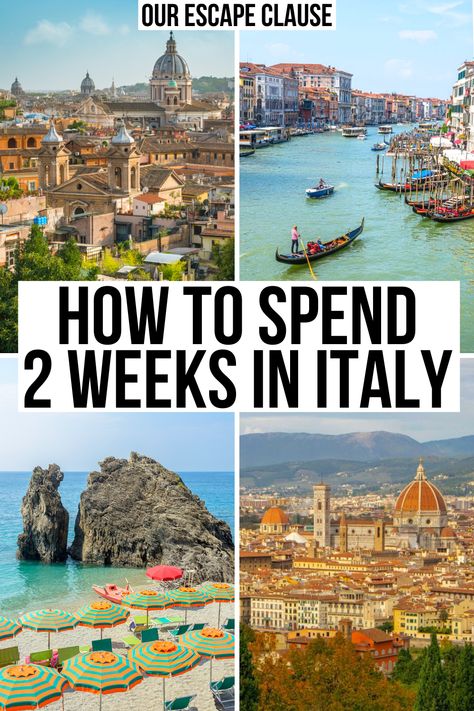 Hoping to plan the perfect Italy vacation? This step-by-step itinerary will show you the best of Italy in 2 weeks!  2 weeks in italy itinerary | 14 days in italy | things to do in italy | italy things to do | places to visit in italy | italy travel guide | italy travel tips | where to go in italy | what to do in italy | rome travel | florence travel | cinque terre travel | venice travel | italy travel itinerary | what to see in italy | places to see in italy | trip to italy ideas | italy guide Cinque Terre, Tattoos From Italy, Beaches Aesthetic, Where To Go In Italy, 2 Weeks In Italy, Italy Guide, Italy Places, Beach Wallpapers, Drawing Travel
